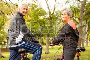 Senior couple in the park