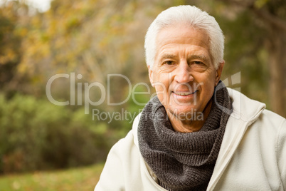 Senior man in the park