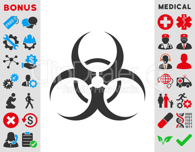 Biohazard Symbol Icon