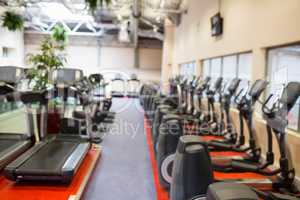 Treadmills and cross trainer machines