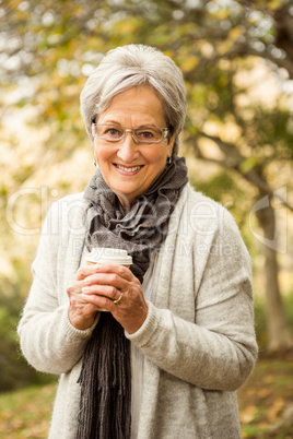 Senior woman in the park