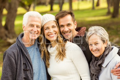 Portrait of a smiling family