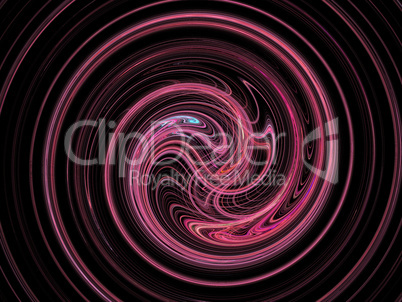Digital Fractal on Black Digital Fractal on Black