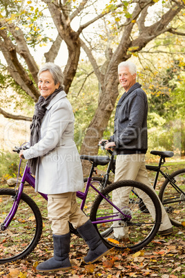 Senior couple in the park