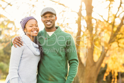 Portrait of a young smiling couples