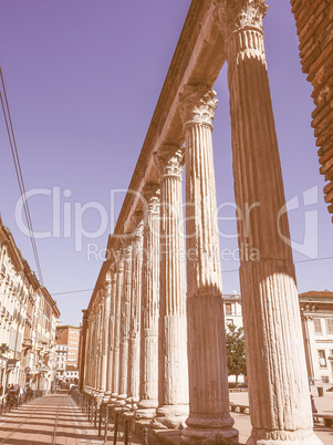 Retro looking Colonne di San Lorenzo Milan