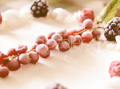 Retro looking Pie cake