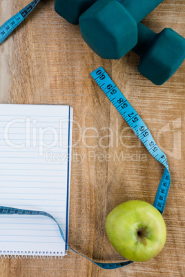 Overhead of healthy persons desk