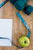 Overhead of healthy persons desk