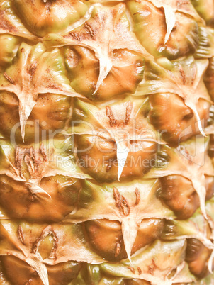 Retro looking Pineapple picture Retro looking Pineapple picture