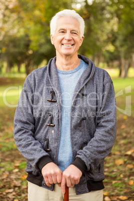 Senior man in the park