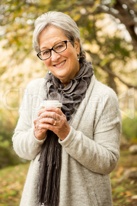 Senior woman in the park