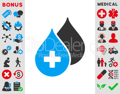 Medical Drops Icon