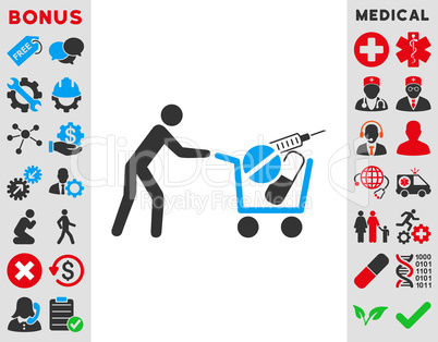 Medical Shopping Icon