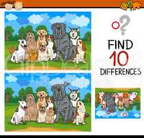 find differences task for kids