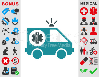 Ambulance Car Icon