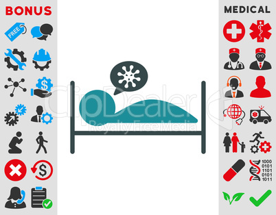 Patient Bed Icon