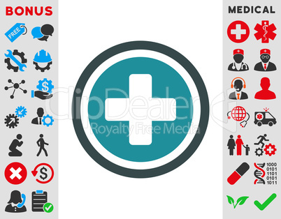 Rounded Cross Icon
