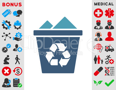 Full Recycle Bin Icon