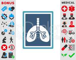 Lungs X-Ray Photo Icon