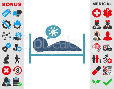 Patient Bed Icon