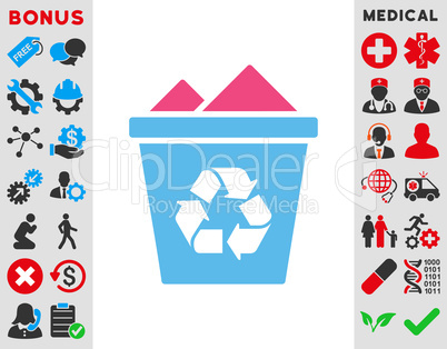 Full Recycle Bin Icon