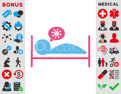 Patient Bed Icon