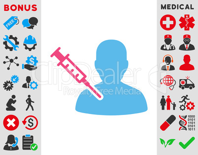 Patient Vaccination Icon Patient Vaccination Icon