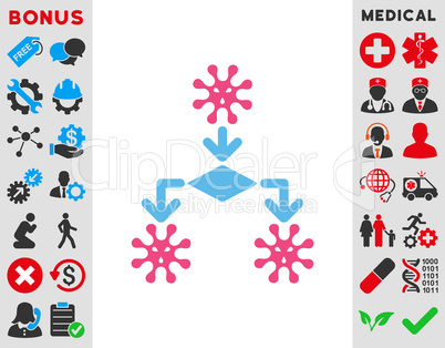 Virus Reproduction Icon