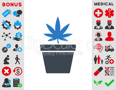 Cannabis Pot Icon