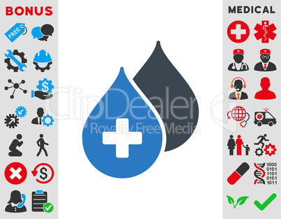 Medical Drops Icon