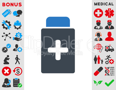 Medication Bottle Icon