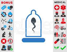 Sperm In Condom Icon