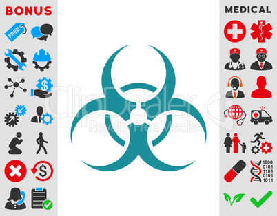 Biohazard Symbol Icon