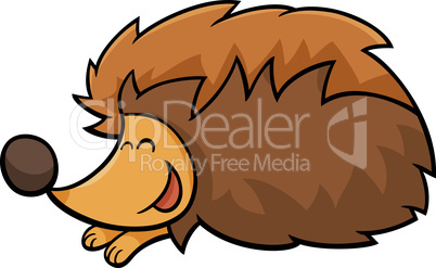 hedgehog animal cartoon illustration