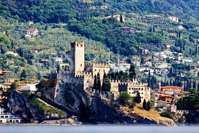 Castello von Malcesine in Italien