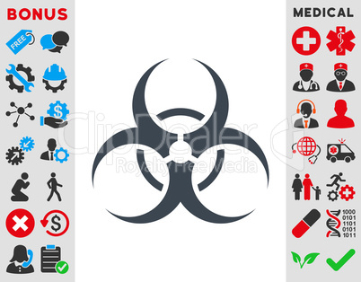 Biohazard Symbol Icon