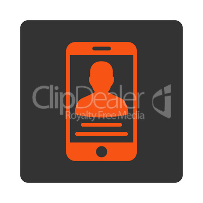 Mobile Account Flat Icon