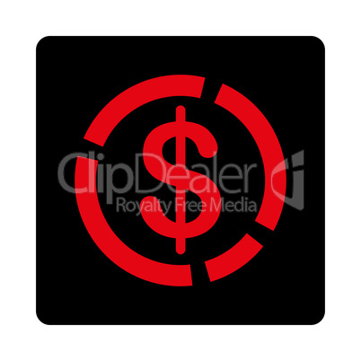 Dollar Diagram Flat Icon