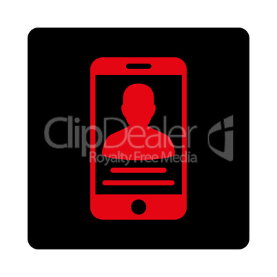 Mobile Account Flat Icon