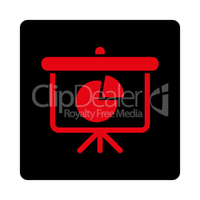 Pie Chart Demonstration Flat Icon