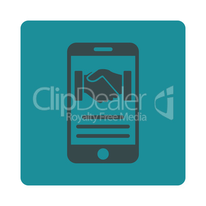 Mobile Agreement Flat Icon