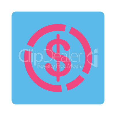 Dollar Diagram Flat Icon