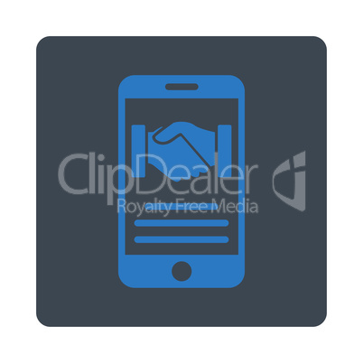 Mobile Agreement Flat Icon