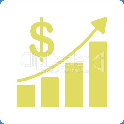 bg-Blue Bicolor Yellow-White--sales growth.eps