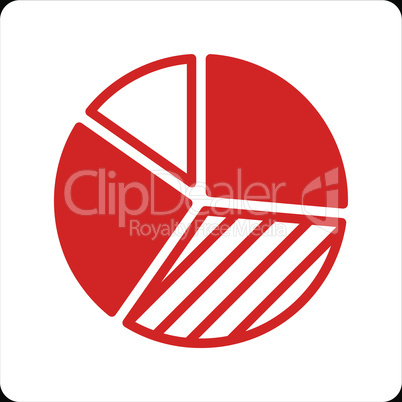 bg-Black Bicolor Red-White--pie chart.eps