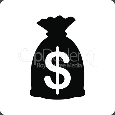 bg-Gray Bicolor Black-White--money bag.eps
