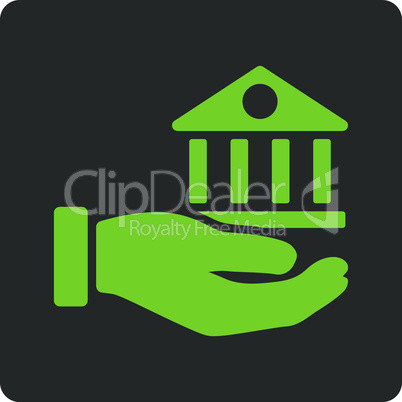 Bicolor Eco_Green-Gray--bank service.eps