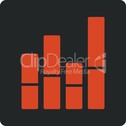 Bicolor Orange-Gray--bar chart.eps