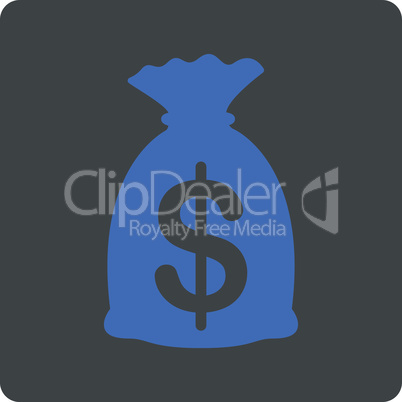 BiColor Cobalt-Gray--money bag.eps